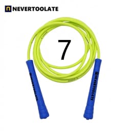 Super long 3.2 meters rope length 7mm PVC 15.5cm long handle 220 gram heavy fitness crossfit crossrope hiit skipping jump rope