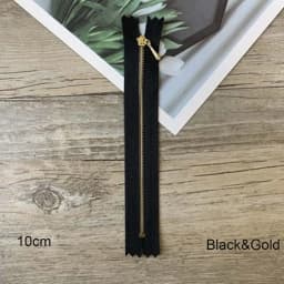 Doll Clothing Zipper Mini Zipper DIY Handmade Sewing Scrapbooking Garment Applique DIY Doll Clothes Accessory Length 10cm/12cm