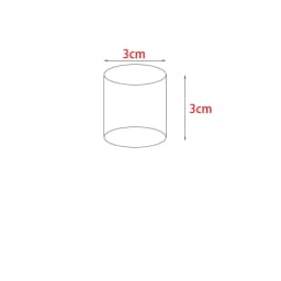 Acrylic Transparent Cylindrical Ring Jewelry Display Stand Doll Mold Storage Stand Earring Stand Makeup Photography Stand