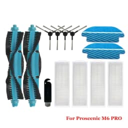 Accessories For Proscenic M6 Pro Robot Vacuum Cleaner Part Main Side Brush Hepa Filter Mop Cloth Pad Replacement Spare Parts