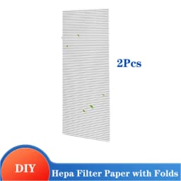 DIY Hepa Filter Paper with Folds 16mm Heights Screen Homemade Car Air Purifier Air Conditioning Dust Net Cotton Pm2.5 Air Clean