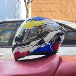 Modular Filp up Motorcycle Helmet Full Face Racing Helmet Dual Visors DOT Approved motosiklet kaskı