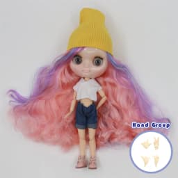 ICY DBS Blyth Middie Doll Joint Body 20CM Customized Doll Nude doll or Full Set Includes Clothes & Shoes DIY Toy Gift for Girls