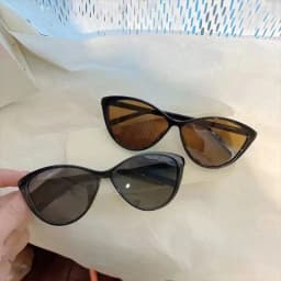 1/2 Pcs Korean Cat Eye Sunglasses, Lightweight, UV Protection, Retro Trendy, for Fashion Ladies