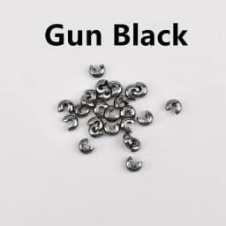 100 Pcs/lot 3 4 5mm Accessories Findings Chain Clip Beads Open Crimp End Stopper Spacer Beads For Jewelry Making Supplies