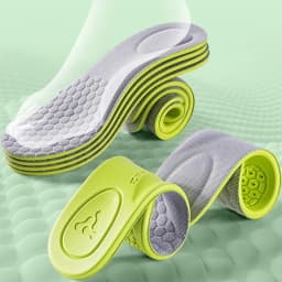 2/20pcs Memory Foam Orthopedic Insoles Unisex Deodorizing Insole Shoes Sports Absorbs Sweat Soft Antibacterial Shoe Accessories