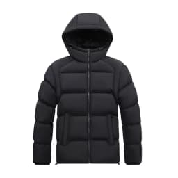 New Autumn/Winter Fashion Solid Color Thickened Warm Windproof Hooded Cotton Jacket Men's Casual Loose Sports Plus Size Coat
