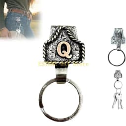 Western Metal Keychain Key Holder For Belt Quick Release Keychain Clip With Personalizing Design For Men Accessories