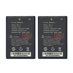 2PCS BAOFNEG UV-3R Battery BL-3 1500mAh 3.7V Compatible With Walkie Talkie BF-R5 BF-C50 BF-T6 Two Way Radio UV3R Li-ion