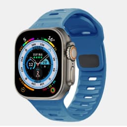 Strap For Apple Watch Band 49mm 44mm 45mm 41mm 40mm 42mm 38mm Soft Silicone Sport Bracelet iwatch Serise 8 7 SE 6 5 9 Ultra 49mm