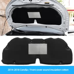 For Toyota Corolla Sedan 2007 2013 2018 2021 Car Heat Sound Insulation Cotton Front Hood Engine Firewall Mat Pad Cover