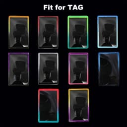 10 X Graded Card Case FIT for GBS/CGC/ACE/TAG Slab Case Soft TPU Frame + High Definition PC for Trading Card Stackable