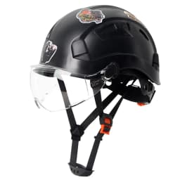 Construction Safety Helmet with Visor DIY Stickers For Engineer ABS Hard Hat Industrial Work Cap Rescue Head Protection CE ANSI