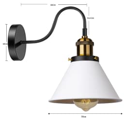 Vintage Retro Loft Warehouse Wall Lamp Sconce Light,Bedroom Restaurant Pub Aisle Front Door Cafe Cirrodor Porch Light AC90-260V