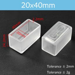 Transparent Rectangle 15-40mm Round 10-76mm Oval Chair Leg Caps Clear PVC Non-Slip Furniture Table Cover Feet Sock Protector Pad