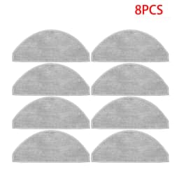 For Xiaomi Robot Vacuum S20 / D106 Accessories Main Side Brush Hepa Filter Mop Cloth Dust Bag Replacement Spare Parts