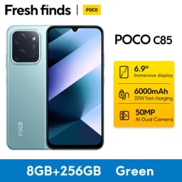 【World Premiere】Global Version POCO C85 Mobile Phone NFC 128GB/256GB 6.9" Dot Drop display 6000mAh Helio G81-Ultra 33W