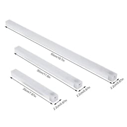 Motion Sensor LED Under Cabinet Lamp Dimmable Rechargeable Night Light Stairs Closet Room Aisle Tube Bar Detector Bulb