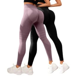 2pcs 3D Compression Leggings Cellulite Slimming Leggings Women High Waist Seamless Push Up Opaque Sport Pants For Yoga Fitness