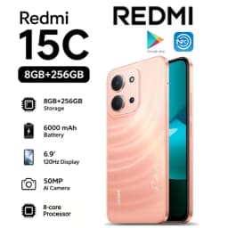 2026 New Redmi 15C Global Edition Redmi 15C 5G 8+256GB Smartphone: 6000mAh High-Capacity Battery, 50MP Camera for Sharper Photos