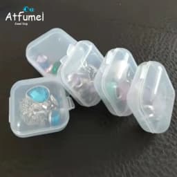 10Pcs Diamond Jewelry Organizer Gems Packaging Box DIY Disamond Ring Jewllery Storage Case 3CM Gemstone Zirconia Gift Box