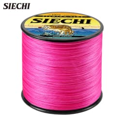 SIECHI X4 Strong 300M 500M 1000M 4 Strand Weaves PE Braided Fishing Line Multifilament Braid Wire 12LB 20LB 30LB 43LB 65LB 83LB
