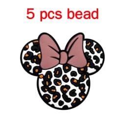 5pcs Silicone Cartoon Beads DIY Pacifier Chain Baby Oral Care Pacify Accessory Part