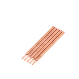 2/5/10Pcs 3mm Purple Copper Oxide Electrode Heads, 18650 Battery Spot Welding Needles, Double-Head Tips