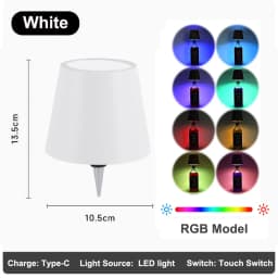 KFV Wireless Table Lamp Wine Bottles LED Bottle Light Outdoor Use Touch Control Desk Light For Restaurants Bars Festival Party