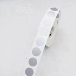 1000PCS 0.5" Inch, 12.5mm Small Round Silver Scratch Off Stickers Promotional Games Favors