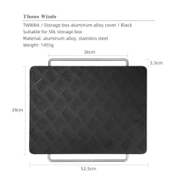 Thous Winds Shelcon Leg Design For Snow Peak Aluminum Magnesium Case Storage Box For Picnic Self-Drive Fishing Outdoor Camping
