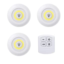 1/2/4/8/10 Super Bright LED Under Cabinet Light Wireless Remote Control Dimmable Wardrobe Night Lamp Home Bedroom Closet Kitchen