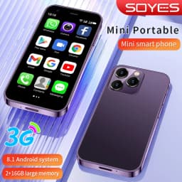 ONEMYTH SOYES XS15 Mini Smartphone Android 8.1 WCDMA 3G 2GB RAM 16GB ROM Bluetooth WIFI Dual Sim Card Samall Mobile Phone
