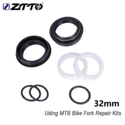 ZTTO Uding Fork Repair Kits Air Piston /Top Cap O-ring Wiper Seal Dust Oil seal Foam Washer 30mm 32mm MTB Bicycle Fork xcr Parts