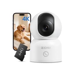 ZOSI C518 Indoor Pan/Tilt Smart Security IP Camera 2K/4K 360° Baby Pet Monitor AI Human Tracking 2.4G/5G WiFi Surveillance Cam