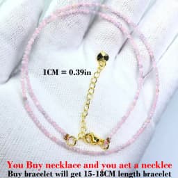 Simple Bohemian Natural Stone Cut the Shiny Beads Necklace Bracelet Set for Women Charms Fashion Female Party Gift Jewelry