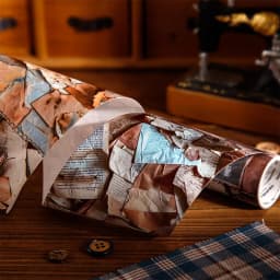 Journal GO 8x200cm Vintage Washi Tape Stickers Time Tailor Shop Scrapbooking Collage Card Craft Decoration Masking Tape