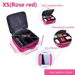 Large Capacity Cosmetic Case Waterproof Manicure Makeup Toolbox,Makeup Bag For Travel New Professional Tattoo Tool Makeup Case
