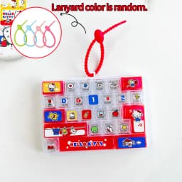 키캡 클릭커 26-key Keycap Clicker Keychain Keyboard Key Caps Keychains for Bag Charms Cartoon Anti-stress Keycaps Pendant Xmas Gifts