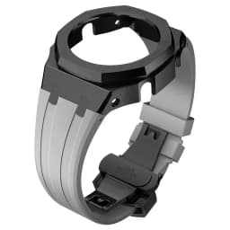 Mod Kit For Casioak GMAS2100 Stainless Steel metal Case Rubber Strap for Mod Kit GMA-S2100 4thGen Replacement shoc K Accessories