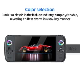 HD M27 Game Console Portable Pocket Retro Handheld Video Game Console 7.0" IPS Screen 1024*600 Display RGB light Support Emelec
