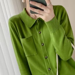 WinvyNee Women's Elegant Spring Knitted Cardigan Wool Polo Neck With Pockets Solid All-Match Casual Soft Tops Coats ZB1047006