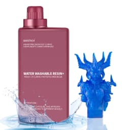 Geeetech 3D Printing Resin Water Washable 405 Low Odor High Precision Fast Curing for LCD 3D Printer Photopolymer Standard Resin