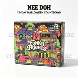 NeeDoh 2026 Calendar Halloween Advent Calendar 24 Days, Spooky Squishy Slow Rise Stress Relief Toys Countdown Gift Box