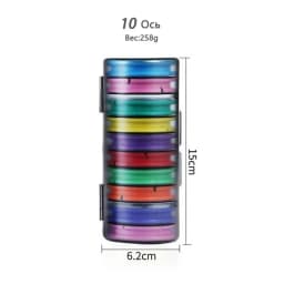 Rainbow Fishing Main Line Box Winding Board High Quality Fishing Box Fishing Tools 4-16 Spindle Silicone Main Spool 2020