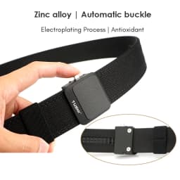 VATLTY Strong Casual Belt for EDC Metal Automatic Buckle Tactical Outdoor Belt Tight Nylon Rigid Girdle Men's Military belts