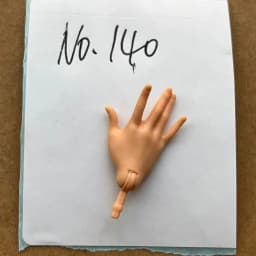 Monster Doll Replacements hands Slim Doll Colorful Hands Clear White Brown Green Purple Blue White Color Doll Parts