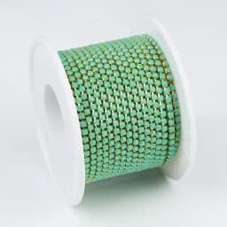 5yards 2mm Top Grade More Colors Acrylic Rhinestone Cup Chain Apparel Rhinestone Trim Sewing Strass Cup Chain For DIY Clothing