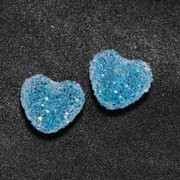 4pcs Shiny Hearts Shape Resin Pendant Charms for Earrings Necklace Jewelry Making Diy Supplies Accessories Phone Case Decoration