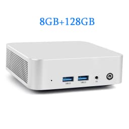 SZBOX W6 Mini PC Intel N3700 MINI PC Windows 10 SO-DIMM RAM 8GB 128GB SSD RJ45 1000M LAN M.2 SATA3*2 Desktop Gaming Computer